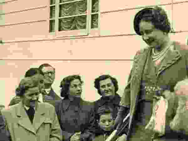 Queen Mother At A Fairground